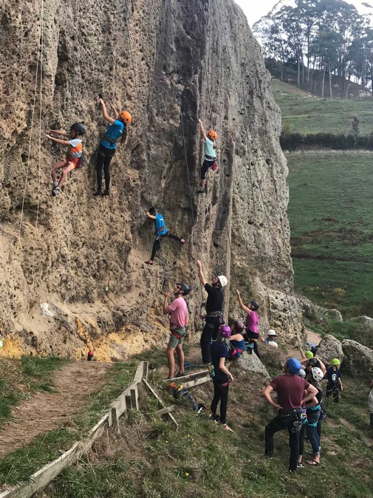 climbing castle rock