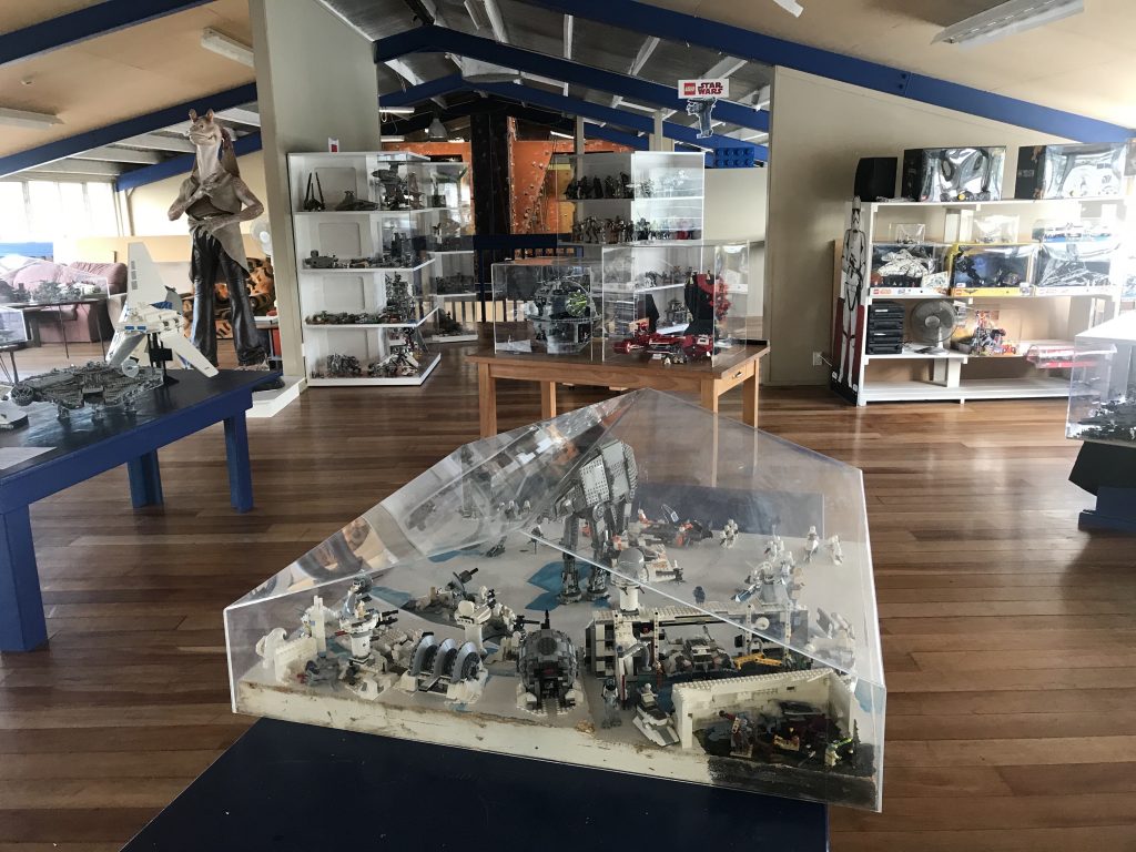 Star Wars Lego display