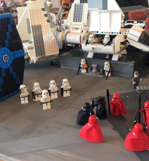 Star Wars Lego display